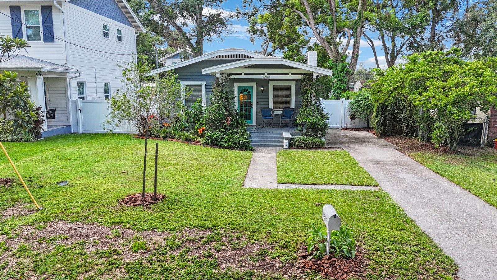This stunning seminole heights bungalow sits on almost a quarter an acre lot (.2 acres) Home has been remodeled but didn't lose the charm of the vintage features....beautiful hardwood floors, updated kitchen with granite counters, updated cabinets and appliances. Updated bathrooms, This incredible home has curved archways as you go from room to room, large and abundant windows providing so much natural light, the original (1925) fireplace, tall ceilings. You will be absolutely amazed at the size of this lot, complete with its own storage shed, fire pit, and fruit trees, plenty of room to park your boat, trailer, or rv. Plenty of room to expand, if you want. This beautiful parklike back yard is shaded with mature trees!!!! This home is so conveniently located to all tampa and the surrounding areas have to offer. close to schools, parks, shopping, restaurants, frisbee courses, and so much more.