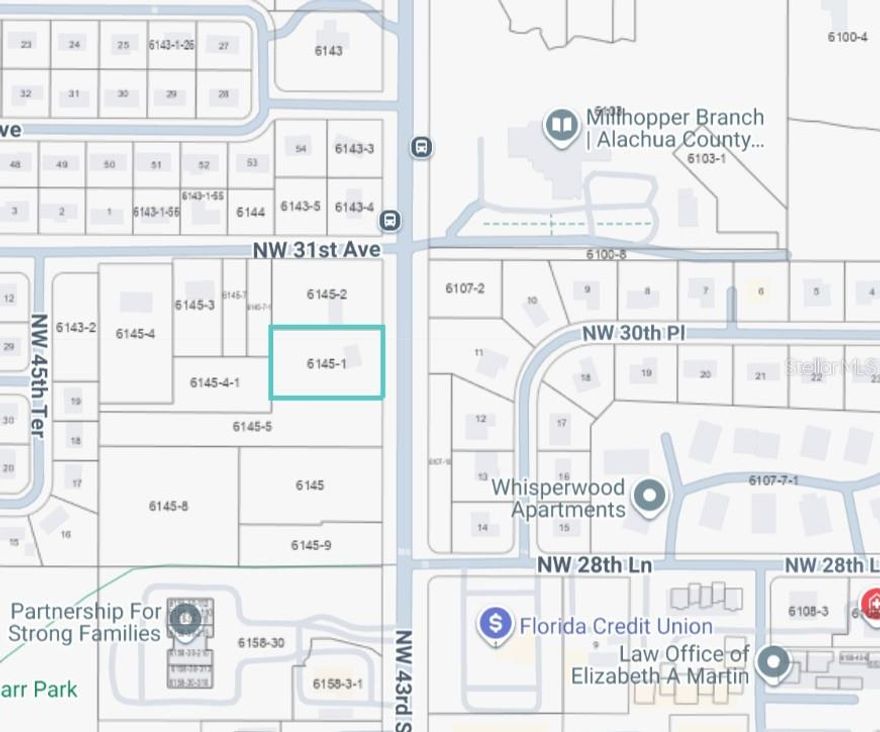 Infill development site located in the center of the Gainesville urban area.  The property is currently within the jurisdiction of unincorporated Alachua County, but qualifies to be annexed into the City of Gainesville. Annexation into the City of Gainesville will provide the opportunity to develop a mixed-used office/residential development.  City zoning would allow office uses (doctors, lawyers, physical therapists, financial consultants and many more) and residential development (8-10 multi-family units).  This is a great location for the professional that is looking to customize and build their own facilities.   The property currently has an occupied single-family home on the site, and the property is being sold for its land value, not the value of the home.