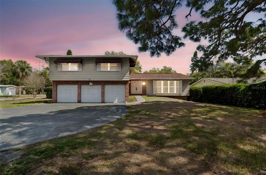 INVESTOR'S SPECIAL - CASH ONLY.  This home is a rare find.  There are 5 bedrooms and 3 baths and a huge lot and the home has a lot of square footage!  3 CAR GARAGE!  Needs some work.  Located in the sought after area of the Golf Course & Jungle Subdivision of St. Petersburg.  This home sits across the street from the homes on the water.  Great location!  This home has great potential.