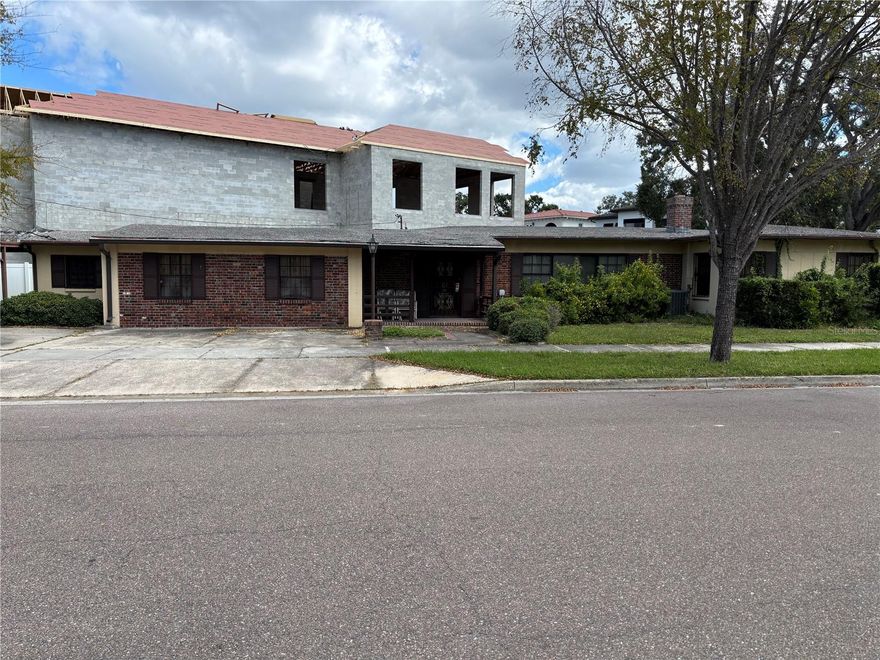 Property is being sold as Vacant Land. Home was sinificantly damaged from Hurricane in 2024. Owner's misfortune can be Investor's Opprtunity.