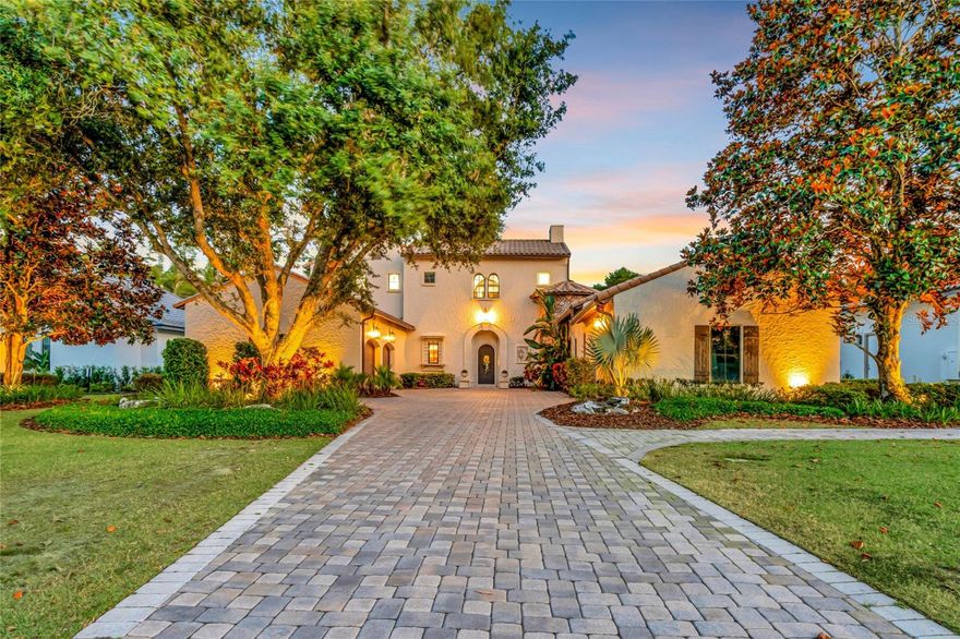 Step into the elegance of Bella Collina! This Move-In Ready 5 bed, 5.5 bath, fully RENOVATED custom home has everything you could need and want. The open concept and travertine flooring invite you in and the UPGRADED finishes take this home to a level unmatched by any of the new homes.   The oversized back yard living areas and kitchen are ideal for entertaining spa and poolside. The temperature controlled wine cellar, heated master toilet seat, additional golf cart garage, and a murphy bed in the guest room leaving space to use the Tonal Fitness machine, are just a few of the special features that you will love. Plus the community has fabulous onsite spa and restaurants, Nick Faldo designed golf course, pickle ball , fitness classes, culinary events, dog park, tennis, basketball, playground, fishing pier, and more! Super close to the top rated Montverde Academy. Call today for more information about this home and the amazing Bella Collina lifestyle.