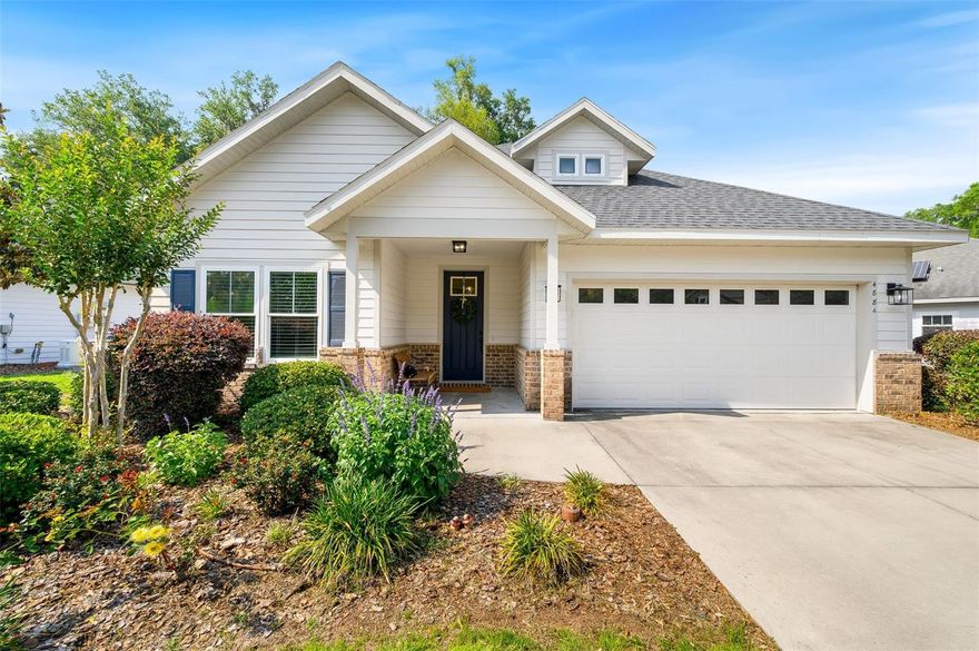 Welcome to Finley Woods, one of SW Gainesville’s most desirable communities, offering the perfect blend of comfort, style, and convenience. Ideally located just minutes from I-75, UF Health, the VA hospitals, the University of Florida, and premier shopping, dining, and entertainment at Butler Plaza and Celebration Pointe, this beautifully crafted Norfleet Homes property is designed for easy everyday living. Inside, you’ll love the bright and open floor plan filled with natural light and upscale finishes throughout. The spacious kitchen is the heart of the home, featuring a large island perfect for gathering, granite countertops, stainless steel appliances, a farmhouse sink, and a charming window overlooking the sink area. High ceilings, crown molding, and plantation shutters add timeless elegance to every room. The thoughtfully designed interior offers tile flooring throughout with absolutely no carpet, creating a clean and cohesive look that is both stylish and low maintenance. The laundry room adds extra character with a beautiful barn door accent. Whether you’re entertaining guests or enjoying a quiet evening at home, this move-in-ready property combines quality craftsmanship, modern finishes, and an unbeatable SW Gainesville location.