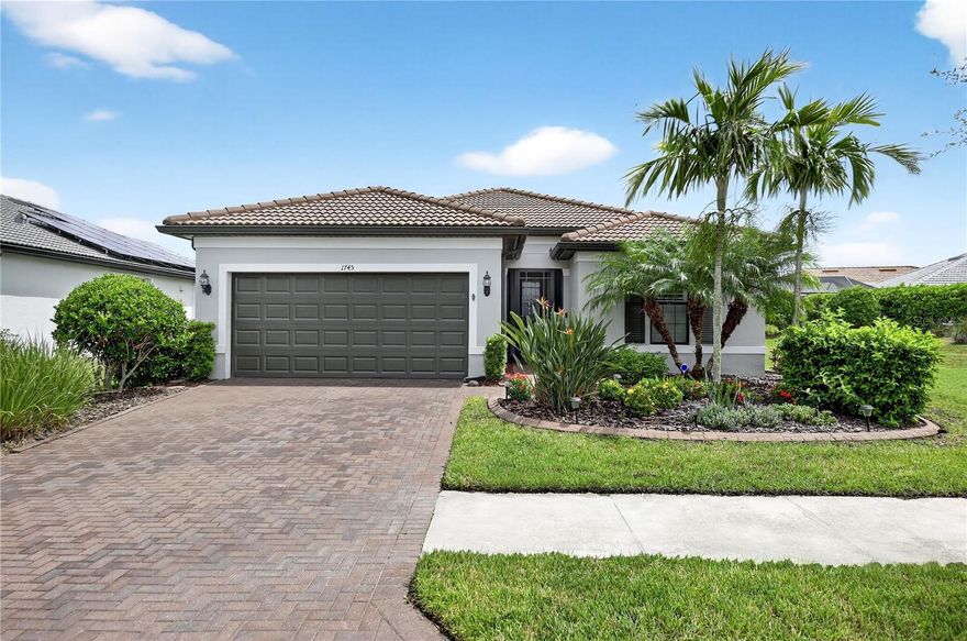Welcome to 1745 Hyssop Loop, located in the desirable Del Webb Cypress Falls at The Woodlands, a 55+ active adult gated community offering resort-style amenities and a vibrant, social lifestyle. This spacious 1,997 SQFT Summerwood model features 3 bedrooms, 2 bathrooms, and a large den, all with attractive curb appeal. Inside, you'll find an inviting foyer, a guest bedroom with access to a full bath that includes an executive-height vanity, quartz countertops, and upgraded tub-to-ceiling tile. A versatile den provides the perfect space for a home office or additional guest room. The open-concept living area is ideal for entertaining, with a beautifully appointed kitchen offering a large extended island, 42" upgraded bright cabinetry, a premium appliance package, and quartz countertops. The full-size laundry room includes ample shelving for storage. Step outside to a covered lanai overlooking a peaceful lake — perfect for relaxing or hosting gatherings. The spacious primary suite also enjoys lake views and features a luxurious en-suite bathroom with dual sinks, a frameless glass shower, a soaking tub with floor-to-ceiling upgraded tile, quartz counters, and a large walk-in closet. The extended 2-car garage offers a 4' extension, high ceilings, a utility sink, pull-down screen, epoxy floors, and plenty of room for storage. As a resident of Cypress Falls, you’ll enjoy access to a clubhouse, resort-style pools, a fitness center, tennis and pickleball courts, bocce ball, horseshoes, and a full calendar of social events coordinated by a full-time activities director. This is low-maintenance, active community at its finest — come see what makes this home and community truly exceptional!