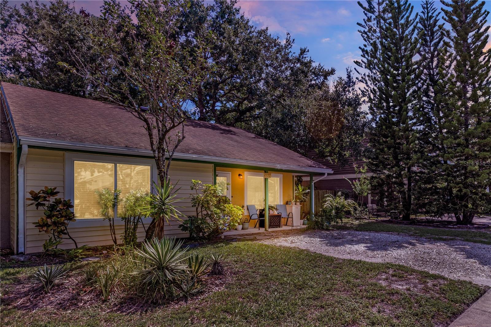 Under contract-accepting backup offers. Completely Renovated 2 bedroom and 2 bath Townhome in Winter Park!
Welcome to 7777 Fernbrook Way, a beautifully updated 2 bedroom, 2 bath home in the desirable Fernbrook Trails community. This move-in ready property has been fully renovated with high-end finishes, modern conveniences, and thoughtful upgrades throughout.
Step inside to find tile flooring throughout (2023), freshly retextured ceilings, and energy-efficient LED lighting. The open kitchen features new cabinets with quartz waterfall countertops (2023), LG stainless steel appliances (2021), and updated LED spotlights. Bathrooms were refreshed with new vanities and toilets (2021), and all matching ceiling fans were installed in 2021.
Major systems are updated for peace of mind, including a new AC (2021), new windows and sliding glass door (2024), and French drain with sump pump system (2025). Additional improvements include upgraded baseboards, matching blinds, new exterior LED lights, an added shed, and fresh sod in the backyard. The home also comes with a transferrable active termite bond. Roof 2021
Outside, enjoy a private backyard with mature landscaping and low-maintenance living in a well-kept community close to schools, shopping, and major roadways.
This is truly a turnkey Winter Park home—every big-ticket upgrade has already been done for you. Don’t miss the opportunity to make it yours!