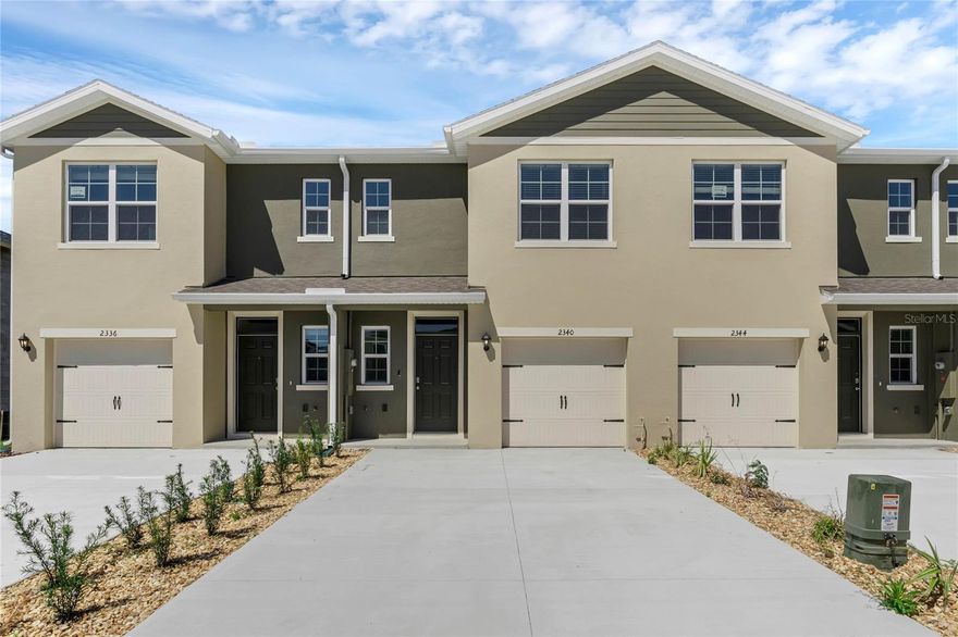 This immaculate 2024-built smart home located in the heart of Championsgate IS NOW LOOKING FOR NEW TENANTS. This unit features 3 bedrooms and 2.5 bathrooms with an OPEN FLOOR PLAN and plenty of NATURAL LIGHT. All bedrooms are conveniently located upstairs for added privacy, while the downstairs can be used for entertaining friends & family. Washer & dryer IS INCLUDED in this rental. Master bedroom features a spacious walk-in closet with a double-vanity en-suite bathroom. Enjoy meals around the kitchen or step outside onto your back patio where you can enjoy your morning coffee. As an added bonus, this unit is also equipped with a ONE-CAR GARAGE (and comes with a garage remote opener!) along with plenty of additional STORAGE rooms throughout the home, including an under-the-stairs closet. First floor has tile throughout for easy cleaning, along with a 1/2 bathroom. Bring your furniture and come make this unit your new home!