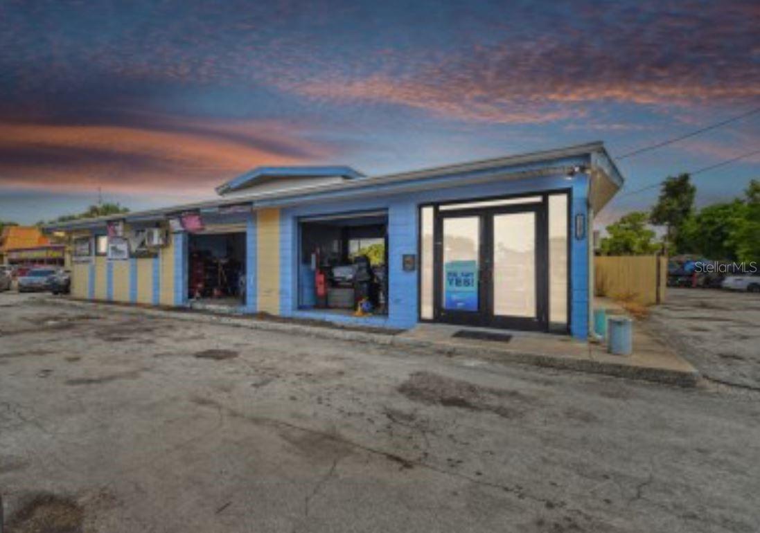 PRIME COMMERCIAL REAL ESTATE LOCATION - With many redevelopment options, on major 66th Street in the middle of highly sought after city of St. Petersburg. This provides a great opportunity for high sales producing traffic for any new business! Many up and coming new businesses have opened near by - such as WAWA across the street, and nearby CVS, Walgreens, Walmart - which obviously shows that their knowledge of demographics indicates how great of a location for future businesses this is. Currently the retails space is owner-occupied and being used as an automotive repair shop and a car dealership. However, the business can be removed and an empty shell left within weeks. Should the new owner want to keep the repair equipment in the building as part of the deal, that can be arranged to be included in the negotiations of the sale. This lot is zoned C2 - General Commercial. That means it is approved to build commercial projects such as multi-family homes (up to 3 stories), medical suites, retail, storage facility, car washes, etc. Traffic count of 39,500+ vehicles passing by this location on a daily basis makes this ideal for any business to thrive. The city will allow multi-family up to 21 units & 3 stories high to be built on this lot. Feel free to drive by and check out the location, do not bother the owner of the repair shop or his staff. All interactions, showings, etc. should be handled directly with listing agent.