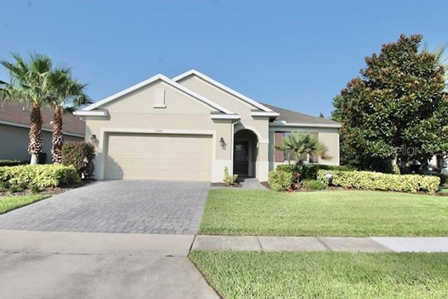 FULLY FURNISHED 4/2, 2 Car Garage, Single Story, Single Family Home, Living Room, Dining Room, Large Kitchen with Island and Breakfast Bar, Stainless Steel Appliances Included: Refrigerator, Stove, Microwave, Dishwasher, Garbage Disposal, Inside Utility Room with Washer/Dryer Included, Wood, Tile & Carpet Flooring, Master Bedroom Has King Bed, Bedroom Two Has 2 Twin Beds, Bedroom Three Has A Queen Bed, Bedroom Four Has A Queen Bed, Covered Patio & Large Open Patio, Community Pool, Community Playground, PETS OKAY, NO SMOKING, Lawn Care Included, Pest Control Included, Security System Included, Year Built: 2014/1838 Sqft.