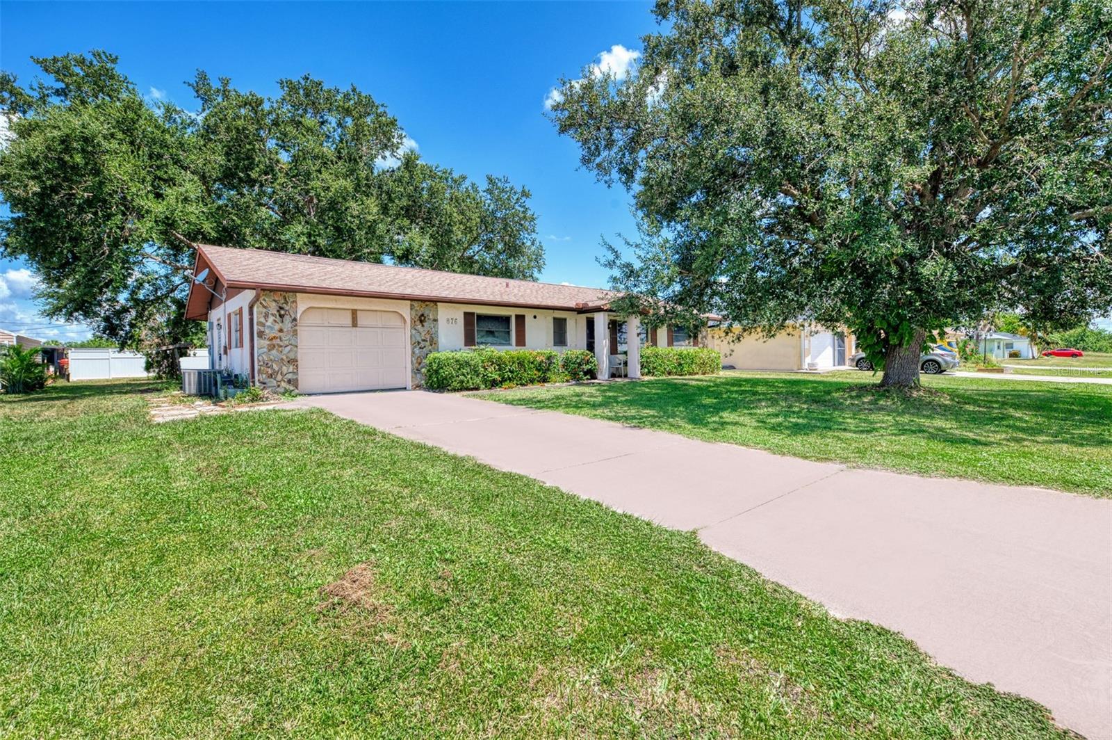 Handyman Special in Beautiful Port Charlotte! Ready to roll up your sleeves and create something special? This 3-bedroom, 2-bathroom home with a 1-car garage offers over 1,300 square feet of living space and is full of potential. Located in one of Port Charlotte’s most desirable neighborhoods, this home is a golden opportunity for anyone looking to add personal touches and build instant value. Step inside and you’ll find a smart floor plan that flows from room to room with ease. The spacious eat-in kitchen has plenty of room for cooking, gathering, and everyday meals. Just off the kitchen is a bright dining room and a cozy living room, perfect for relaxing or entertaining. One of the best features of this home is the large 18x10 Florida Room. It’s filled with natural light and adds a great bonus space for a home office, playroom, or just a quiet spot to enjoy the view of the backyard. The primary bedroom includes a walk-in closet, ceiling fan, and soft carpeting. The en suite bathroom features a tile walk-in shower. Both guest bedrooms are nicely sized and come with ceiling fans and built-in closets for easy storage. The guest bathroom offers a full tub and shower combo. This home sits on a nice lot with room for gardening or outdoor upgrades. The garage offers space for your car, tools, or extra storage. The location can’t be beat—just minutes to schools, shopping centers, restaurants, and everyday conveniences. With a little work and creativity, this home could shine again and become a space you’ll be proud of. Don’t miss your chance to own in Port Charlotte at a hard-to-beat price. Homes like this don’t stay on the market long. Home warranty for new buyer! Call today to schedule your private showing!