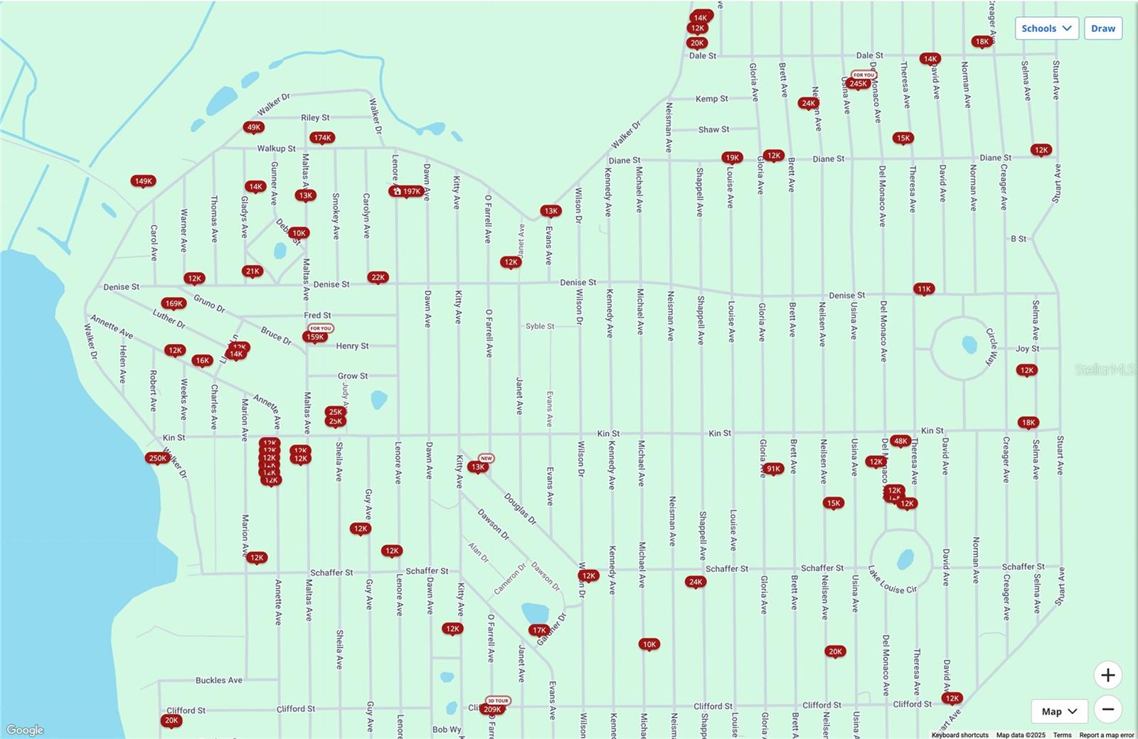INTERLACHEN LAKES ESTATES - Land
