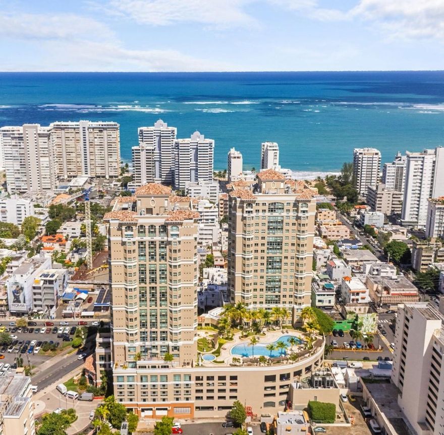 Located within the iconic Gallery Plaza in the heart of Condado Beach, this fully furnished and equipped one-bedroom residence offers a rare feature seldom found in the building — a spacious private terrace designed for seamless indoor-outdoor living.

This thoughtfully designed one-bedroom, two-bathroom apartment blends comfort and functionality with refined finishes and an effortless flow. The open living and dining areas extend naturally toward the expansive terrace, creating an ideal setting for morning coffee, intimate gatherings, or simply enjoying the tropical breeze in a private outdoor retreat — a true distinction within this sought-after address.

Offered fully furnished and move-in ready, the residence has been curated to provide both style and convenience for those seeking a refined rental experience in one of Condado’s most vibrant settings.

Residents of Gallery Plaza benefit from premier amenities including concierge service and a resort-style swimming pool, all within a professionally managed building known for its central location and lively surroundings. The commercial component enhances the living experience with premier destinations such as the modern Liv Fitness Club, Cloud Spa, Silk Restaurant, and Starbucks.

Ideally situated in close proximity to Condado’s beaches, acclaimed dining destinations, boutique shopping, and dynamic nightlife, this residence delivers the ease of walkable coastal living while offering privacy and comfort above it all.

A distinctive opportunity to lease a terrace residence in one of Condado Beach’s most established addresses.