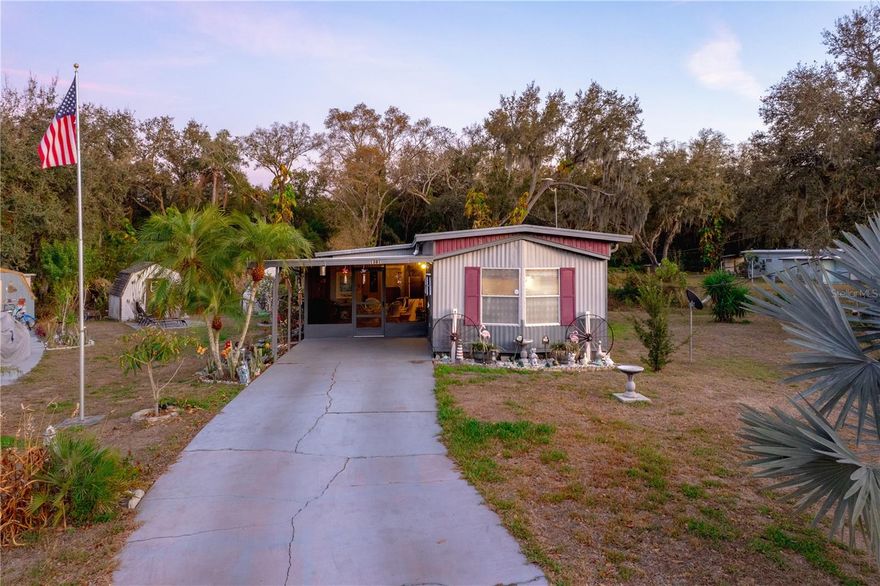 Located in a quiet and welcoming 55+ community where you own the land, this well maintained 3-bedroom, 2-bath home also features a versatile bonus room for added flexibility and comfortable living. Enjoy relaxing mornings on the inviting front porch, perfect for coffee or friendly chats with neighbors, before stepping into a warm and welcoming living area. The kitchen offers modern appliances and ample counter space, making meal prep and entertaining easy, while the spacious, light-filled bedrooms provide a peaceful retreat at the end of the day. One of the standout features is the presence of two screened-in porches, giving you plenty of bug-free outdoor space to unwind and enjoy the Florida surroundings. Located in Arcadia’s serene and friendly community, you’ll have convenient access to golf courses, parks, nature trails, as well as nearby shopping, dining, and medical facilities, making this a fantastic opportunity to own in one of the area’s desirable 55+ neighborhoods.