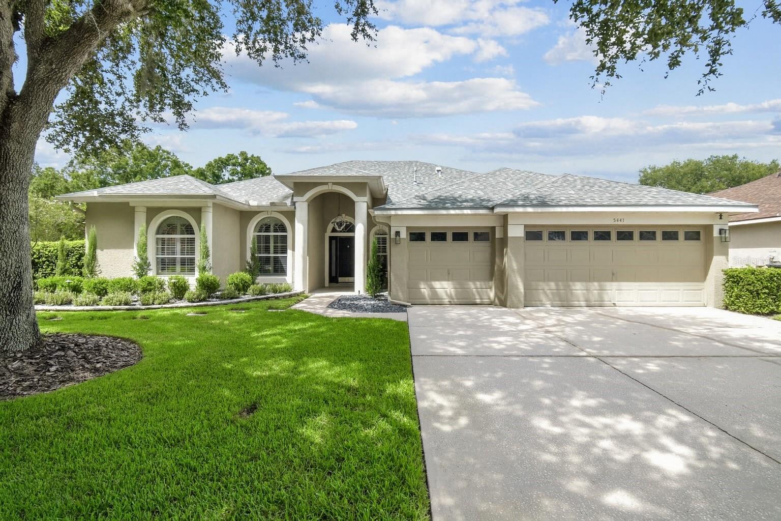 Under contract-accepting backup offers. REQUESTING ALL OFFERS TO BE SUBMITTED BY SUNDAY, 9/7 BY 12:00 PM EST. Welcome to this beautifully updated 4-bedroom, 3-bathroom pool home located in the highly sought-after Lakeshore Estates community in Lutz, Florida—just 20–30 minutes from downtown Tampa and Tampa International Airport, with no flood insurance required. Built by Westfield Homes in 2002 and situated on a large, private conservation lot, this home offers the perfect blend of privacy, space, and modern updates. Step inside to discover a spacious and functional layout that includes formal living and dining rooms, a dedicated office, breakfast nook, all centered around a beautifully renovated kitchen featuring extended quartz countertops, new backsplash, oversized sink, and reverse osmosis water filtration system. The interior has been completely refreshed, showcasing luxury vinyl plank flooring throughout, new baseboards and trim, updated bathrooms with stylish new vanities and toilets, and a newly remodeled laundry room for added functionality. The 3-car garage provides ample space for vehicles and storage. Outdoors, relax in your screened-in saltwater pool and spa, surrounded by new landscaping, irrigation, and sod, and enjoy evenings by the backyard fire pit—all while taking in serene conservation views. Additional upgrades include a new AC (2023), roof replaced in 2021, and a new water filtration system for added peace of mind. Zoned for top-rated schools, this home is truly move-in ready and offers the lifestyle and convenience today's buyers are seeking.