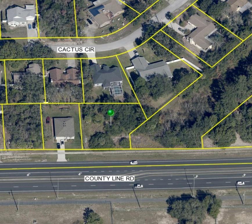Build your dream home on this .33 acre lot on County Line Rd. With 100 ft of road frontage , No HOA fees & no CDD fees this lot makes for more affordable living and gives you flexibility to build what you want. This lot adjoins Hernando County property with a small waterway that leads to Hunter Lake. So bring your builder and check this lot out. Conveniently located near the Suncoast Expressway and US 19.