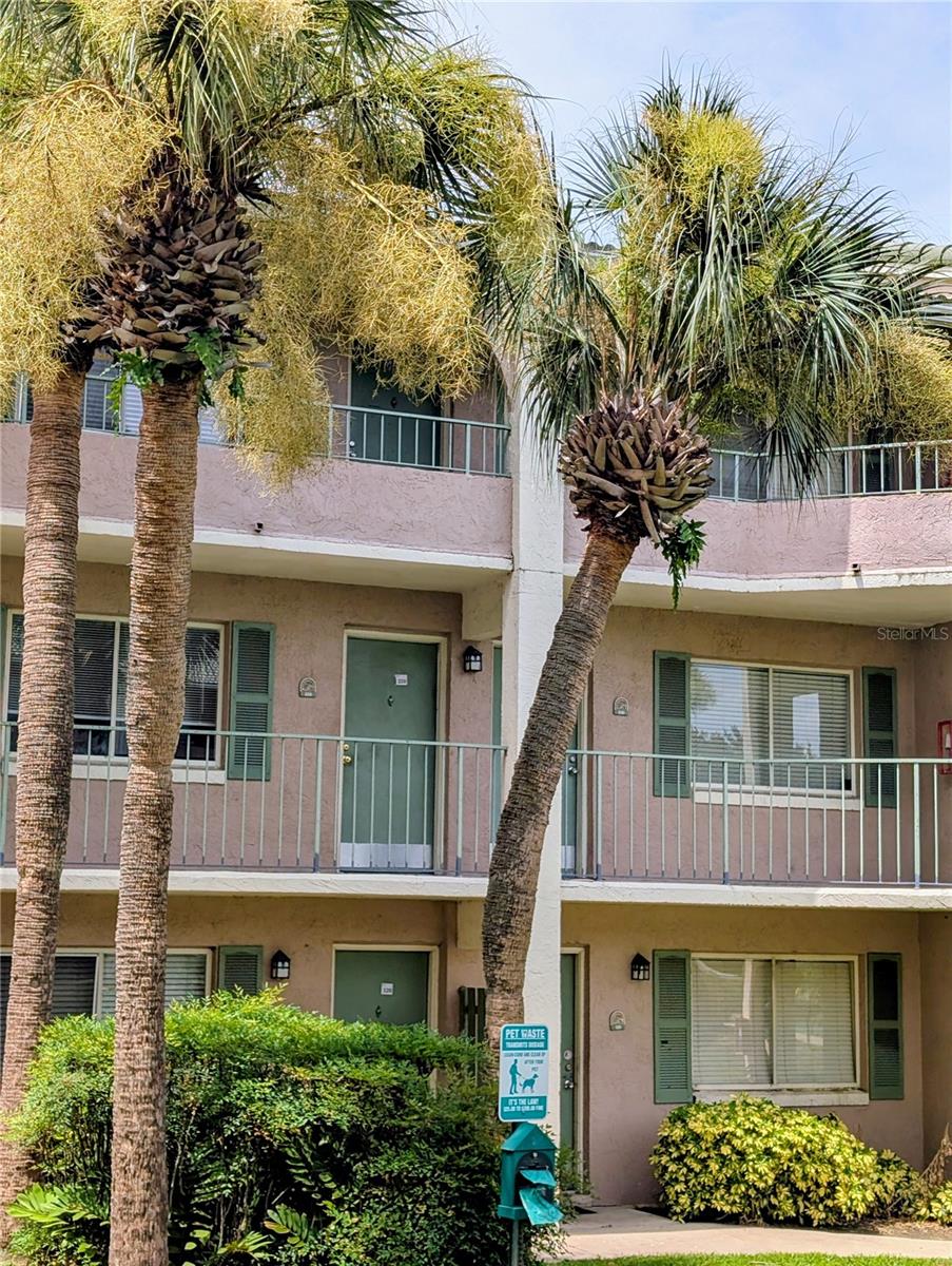 An Investor's dream! Prime "AS IS" opportunity! This second floor unit has a partial view of the lake and Cranes Roost Park. Sit on your private balcony and enjoy the fireworks on the 4th of July for "RED, HOT & BOOM" in addition to all the other year round festivities from the park. Waterside at Cranes Roost condos is walking distance to "UPTOWN ALTAMONTE" and its many fabulous shops and restaurants. This vibrant community hosts two tropical pools, two newly resurfaced tennis courts, shuffleboard, and a putting green, not to mention three laundry facilities. Whether you're looking to renovate and rent it out or create your own getaway, this is a great investor opportunity!! The entire condo complex is currently undergoing extensive exterior renovations and updates as part of a four-year improvement plan, scheduled for completion around the end of 2026- adding long-term value to the property. Don't miss out on this great opportunity.