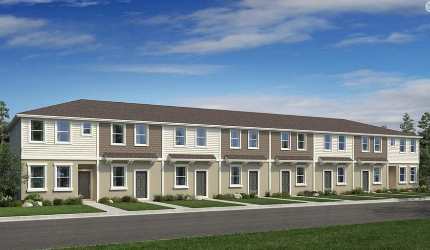 Under Construction. MLS#O6144155 December Completion. Explore the Ivy townhome with approximately 1,187 square feet of living space, 2 bedrooms, and 2.5 bathrooms. Designed for maximum living space, The Ivy is equipped with in-demand features and storage space.  As you enter the foyer, the kitchen is at the front of the home with a large storage pantry and half bath. Continue into the dining area and great room.  Outside the great room, enjoy an outdoor patio.  Upstairs you’ll enjoy a private retreat to the primary suite. The second floor also features laundry and an additional bedroom and full bathroom. Structural and design features include: Laundry package, refrigerator, extended tile flooring and whole house blinds.