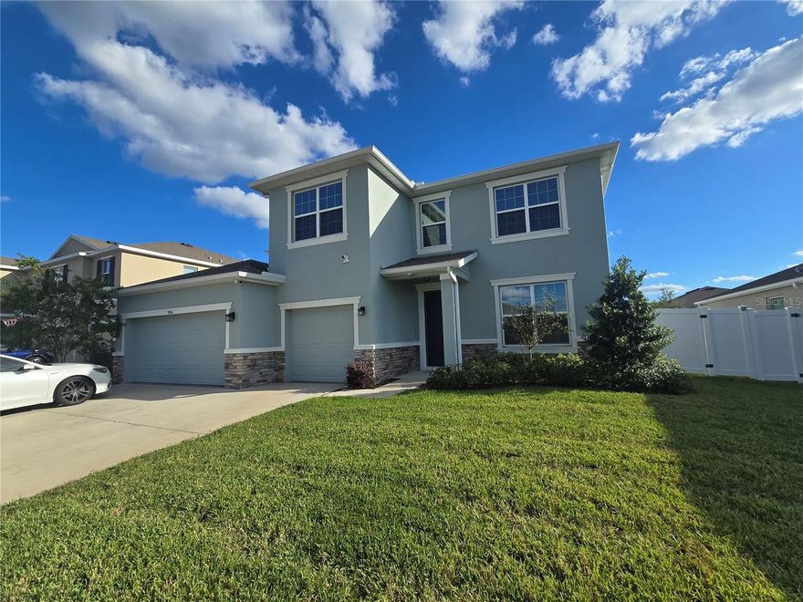 Here's a breakdown of that Brookhaven home description, making it a bit more organized and easier to read: Brookhaven Home: Spacious family Living this beautiful two-story block home in Brookhaven offers ample space and numerous desirable features for comfortable family living. Key Features: 4 Bedrooms: 3.5 Bathrooms:
Ground Floor: Living Areas: Open concept living and dining area and kitchen. The kitchen features a walk-in pantry and overlooks the living room and dining area. Office: Dedicated space for work, study or game room. Guest half bathroom: conveniently located for visitors. First Ensuite Bedroom:  A private bedroom with its own attached bathroom, located downstairs wit walk-in closet. Second Floor: Family Room:  A versatile space for relaxation and entertainment. Guest Bedrooms: Two additional bedrooms. Second Ensuite Bedroom: with its own attached bathroom has dual sinks and separate soaker tub and shower. Laundry Room: Conveniently located upstairs. Additional Amenities:  Water Filtration System:  Enjoy purified water throughout the entire home. Solar Panels:  Eco-friendly energy solution. 
In Summary:  This Brookhaven residence boasts a well-designed layout with a fantastic flow between living spaces. The inclusion of two ensuite bedrooms, a dedicated office, and modern conveniences like whole-house water filtration and solar panels make this a truly exceptional property. Plus, within community to have family entertainment.