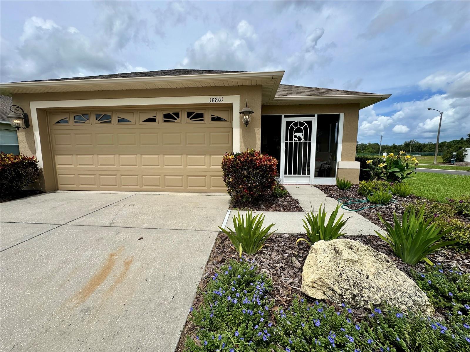 Move-In Ready & Fully Updated – Heritage Pines 55+ Golf Community Don’t miss this beautifully updated, impeccably maintained home offering bright, open living in one of Florida’s most desirable active adult communities. Step inside to a light-filled interior with soft neutral tones and new luxury vinyl flooring throughout. The split-bedroom design provides comfort and privacy, while the spacious great room flows effortlessly into the kitchen—perfect for entertaining. Enjoy cooking in your upgraded kitchen with new appliances, and relax in the lanai overlooking a serene conservation area—no rear neighbors! Brand-new double-pane, hurricane-proof windows and sliding glass door provide peace of mind, energy efficiency, and abundant natural light. Heritage Pines offers resort-style living with a championship golf course, clubhouse, heated pool, beautiful restaurant, woodworking shop, tennis, pickleball, gaming room, craft room, performing arts center, and many activities and clubs to join. Just minutes to beaches, shopping, dining, hospital, doctor,s offices, and an easy drive to Tampa or Clearwater via the Suncoast Parkway.