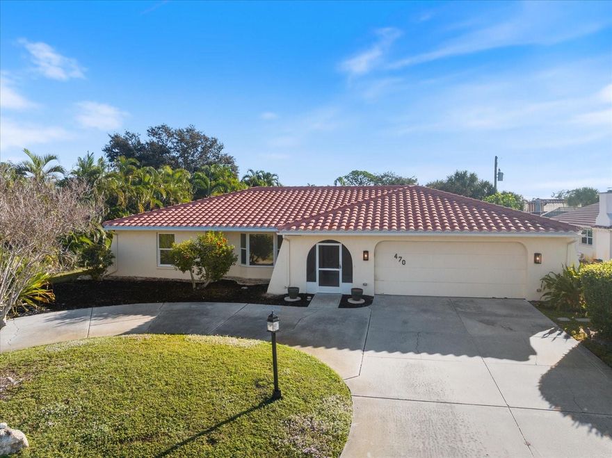 AVAILABLE NOW - Welcome to a contemporary haven at 470 Leger Drive in the tranquil Sorrento East community of Nokomis, FL. This spacious 3-bedroom, 2-bathroom home spreads across 2,186 square feet, offering a split-bedroom floor plan for ideal privacy and comfort.

Step inside to discover two expansive living areas and a versatile den, perfect for both relaxation and entertainment. The modern kitchen is a chef’s delight, featuring stainless steel appliances, a convenient pantry, island, and built-ins for ample storage. The master suite is a true retreat with his and hers walk-in closets and a luxurious bath boasting dual sinks and a walk-in shower.

Enjoy year-round comfort with central air conditioning and heating. The separate laundry room, equipped with a washer, dryer, sink, and additional storage, adds to the home's practicality.

Outdoor living is a breeze with sliding glass doors that open to an enclosed lanai and your private pool area. The lush yard, adorned with majestic palms and oaks, offers a serene backdrop. Parking is plentiful with a large two-car garage and circular driveway.

Located just minutes from the Gulf of Mexico, this pet-friendly abode provides easy access to the Legacy Trail, Oscar Scherer State Park, and numerous shopping and dining venues. Enjoy the convenience of included pool and lawn services in your rent while you relish in your Florida oasis.  Tenant is responsible for all other utilities.