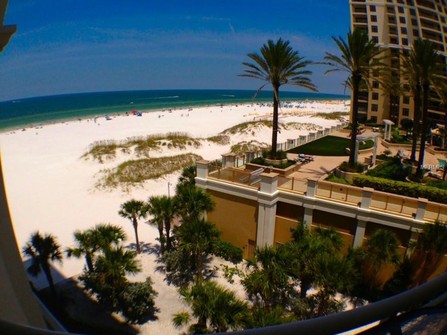 Clearwater Beach direct beach front private residence with 2 bedrooms 1 den (or 3rd bedroom) and 2 full baths. Excellent appointments upgraded designer furnished, this private residence includes free secured WI-FI, long distance calling USA and Canada, completely furnished, just bring bathing suit and sunglasses. Walking distance to everything Clearwater Beach has to offer, restaurants, night life, deep sea fishing and every water sport you can imagine. This residence is just steps from the World Famous repeated # 1 beach in the USA. Soft sugar white sands and azure waters of the Gulf of Mexico. Rental rates are subject to change without notice, December thru April and July $8,000 all other months $5,800 all plus 13% tax, $150 association application fee and final cleaning fee.