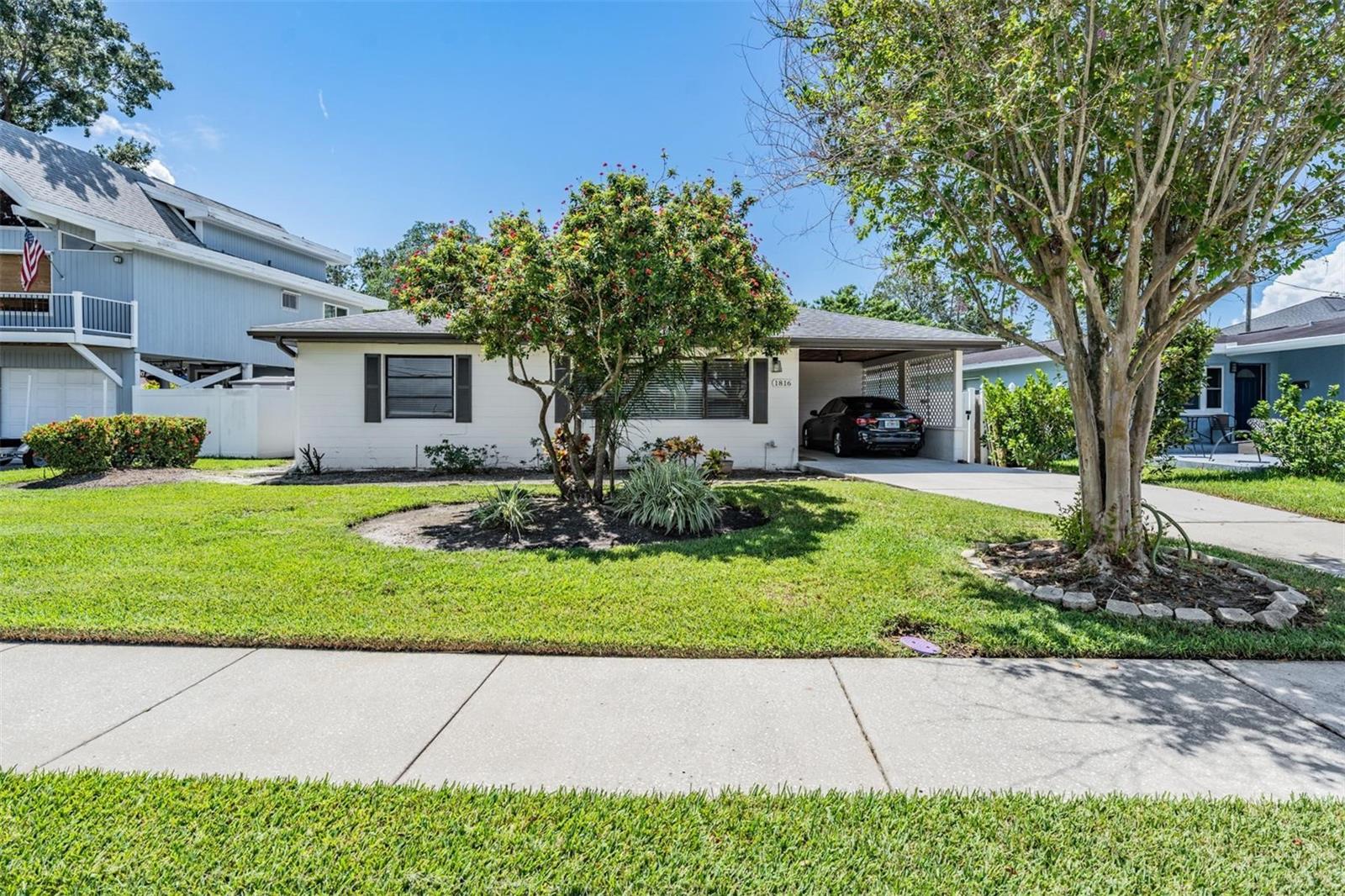 Welcome to this stunning 3/2 pool home located in a sought-after neighborhood, just across from the water and minutes from downtown St. Petersburg. Enjoy proximity to parks, beaches, shopping malls, and vibrant restaurants. This property offers the convenience of included weekly pool service, lawn care, and bi-monthly pest control. Available September 1st. The home features a fully landscaped yard, air conditioned Florida room, private pool, and is pet-friendly. A 12-month lease is preferred, with a security deposit of one month's rent required, home comes unfurnished. Don't miss out on this prime rental opportunity!