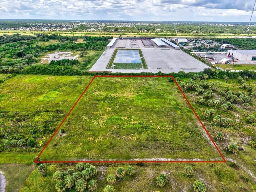 Currently zoned RE-1 but retaining its original grandfathered AE zoning, this property offers rare flexibility for agricultural, equestrian, livestock, and commercial agricultural ventures in Southwest Florida. Located just minutes from Port Charlotte, I-75, and US-41, it provides both the privacy of country living and the convenience of quick access to major routes, shopping, dining, and Gulf Coast beaches. This tract includes approximately 3.73 acres (330 x 492.8) with owner financing available and is one of seven parcels offered—totaling up to 45 acres if purchased together. Formerly a thriving tree farm, the land is ideal for crops, pasture, horses, or cattle, with sandy-loam soil, irrigation that provide abundant water for hay, fodder, and specialty crops. The property’s location and infrastructure also make it perfect for a Florida nursery property, landscaping business, or small farm operation, and it would make an outstanding private home site for those looking to move to Southwest Florida. With no wetlands or stormwater set-asides, every acre is usable. A nearby vacant lot on Harborview Rd. is also available for signage or an office location. Whether you are searching for Port Charlotte acreage for sale, Florida horse property with wells and irrigation, or the perfect Florida acreage home site with quick access to I-75 and US-41, this unique offering delivers location, infrastructure, and agricultural potential in one of the most desirable areas of the state.