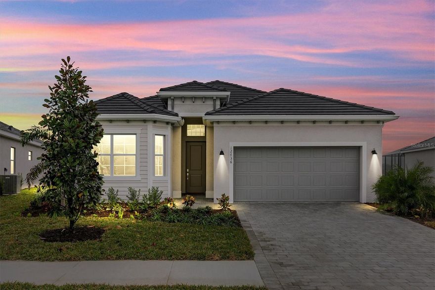 Welcome to this stunning 3-bedroom, 2-bathroom pool home designed by Micki Anthony, located within a gated private golf course country club community in Wellen Park! Perfect for both relaxation and entertaining, this spacious home boasts a private pool and serene views of the lush fairways. Inside, you'll find an open-concept living area with plenty of natural light, a well-equipped kitchen with modern finishes, and generous bedrooms for ultimate comfort. Enjoy the benefits of living in a vibrant, golf-centric neighborhood with easy access to the course, (membership included), clubhouse amenities, tiki bar, pickleball, tennis courts, resort community pool, bocci ball,  fitness center and spa.  This home is an ideal rental opportunity for those seeking a luxurious yet relaxed lifestyle in a prime location minutes from Southwest Floridas beautiful beaches. Available for immediate monthly lease