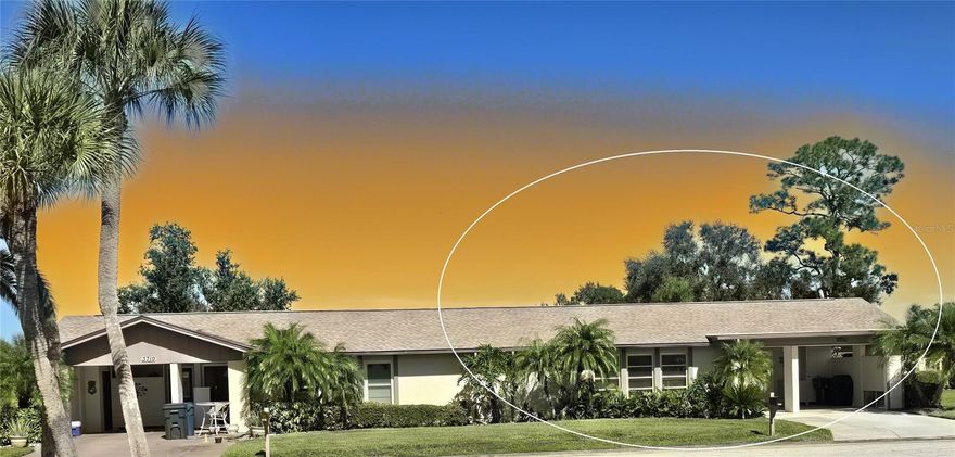 This is an incredibly well located, 216 unit complex. You will be about a 1/2 mile from the nearest golf course. You're about 8 miles away from Siesta Beach. You're less than 1/2 mile from the world famous Der Dutchmen restaurant. For bicycling, you're 1.5 miles from the Legacy Trail which runs from downtown Sarasota approximately 18.5 miles south to the Venice Historic Train Depot. You're about 3.5 miles to downtown Sarasota. About 8 miles to UTC Shopping Center and 11.5 miles to Lakewood Ranch. Forest Pines is a 55+, Maintenance Free community with a pool, shuffleboard courts and clubhouse. This home had a new roof installed in 2022 and has been nicely updated over time with solid surface and granite countertops, newer kitchen cabinets, walk-in shower in the primary suite and luxury vinyl plank flooring in the common areas of the home. The use of warm earth tone colors in the paint and floor coverings makes for a relaxing living space. There are plantation shutters throughout. The permitted enclosure of the original porch adds an additional 252 sq ft to the air conditioned living space. This move-in ready condo will not disappoint. Call your favorite real estate agent to schedule a showing. Then visit Der Dutchmen restaurant and enjoy a piece of pie and a cup of coffee while you write up an offer on this outstanding property.