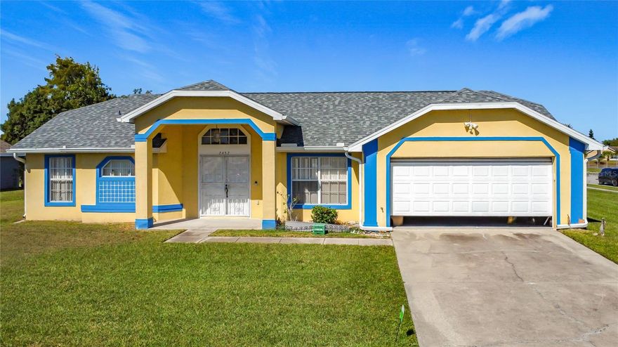 Welcome to 2452 Bel Air Circle ? a beautifully maintained 3-bedroom, 2-bath home in Kissimmee. This bright and cheerful residence features a distinctive yellow exterior with bold blue accents, giving it standout curb appeal. Inside, you'll find an inviting open floor plan filled with natural light, ideal for comfortable living and entertaining.
The spacious living area flows into a well-appointed kitchen and dining space, perfect for family gatherings. The primary suite offers a private retreat with an ensuite bath, while the additional bedrooms are roomy and versatile for guests, an office, or hobbies.
Enjoy outdoor living with a large, level yard offering plenty of space for recreation or future landscaping ideas.
Located close to shopping, dining, schools, and major highways, this home combines comfort, style, and accessibility ? all in one! Don't miss this opportunity to make 2452 Bel Air Circle your new Florida home!