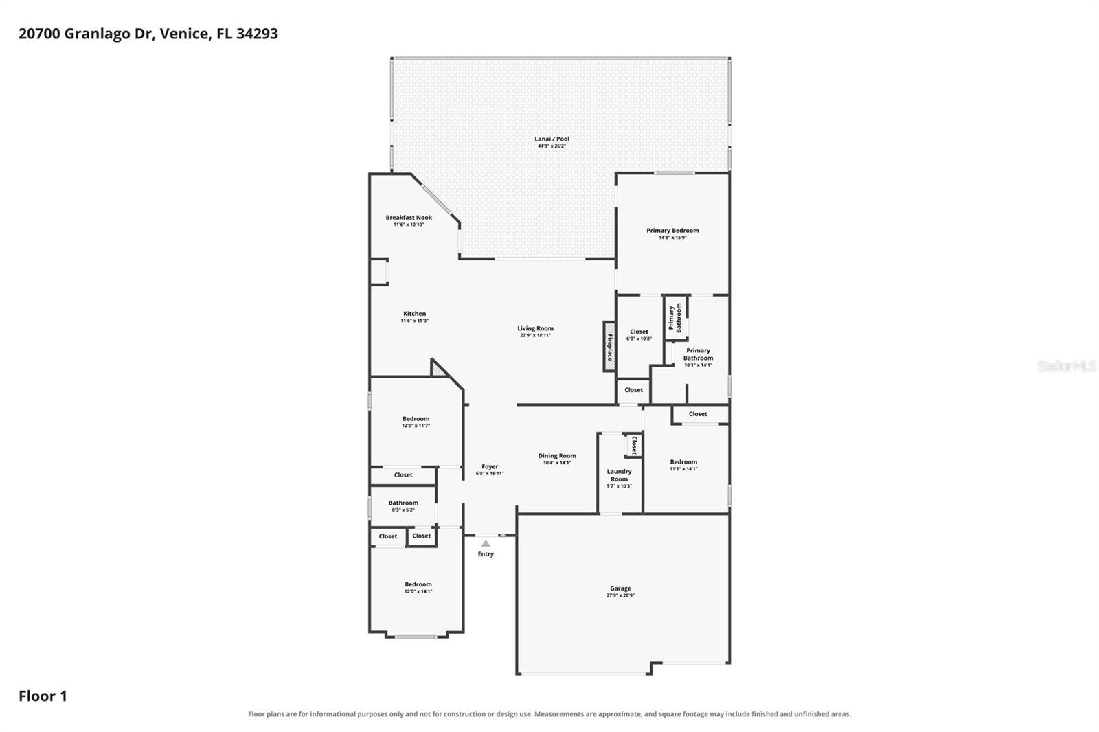 20700 GRANLAGO DR DRIVE, VENICE, FL, 34293 4 20700 GRANLAGO DR DRIVE