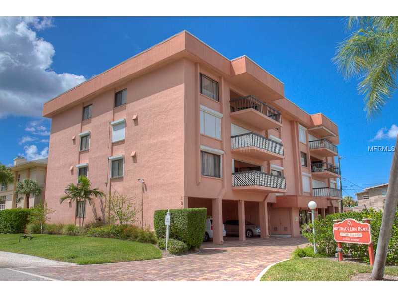 Lovely unit in The Riviera of Lido Beach with two bedrooms two bathrooms located in the heart of Lido Key. It is a few steps from the beach, and the Lido Pavilion. Nicely furnished with all the comforts of home and this unit has a large porch that overlooks the tree tops with a view of downtown Sarasota in the distance. New tile flooring in living area. It is a short walk from St. Armands Circle, and a quick drive to downtown Sarasota. Summer $2500 Winter $5500, LIDO BEACH, CONDO, SARASOTA, FLORIDA.