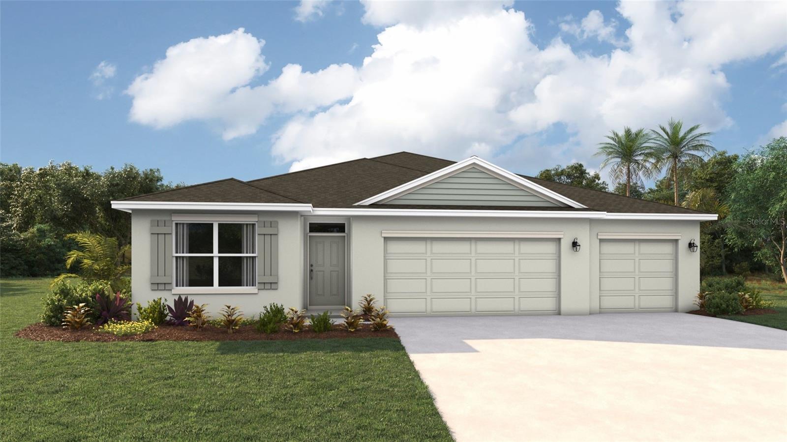 Under Construction. Receive up to $15,000 towards closing cost and special interest rates with our preferred lender NOW until August 17th. Presenting the Denham floorplan, a beautiful single-story home crafted for modern family living. With 2,336 square feet of thoughtfully designed space, this home includes 4 bedrooms, 3 bathrooms, and a spacious 3-car garage, offering the perfect balance of luxury and practicality. The Denham’s open-concept layout creates a seamless flow between spaces, maximizing both comfort and functionality. Whether you’re relaxing or hosting guests, this home is ideal for both daily life and entertaining. The chef-inspired kitchen is equipped with stainless steel appliances, a large center island, and an expansive walk-in pantry, all perfectly connected to the living and dining areas.