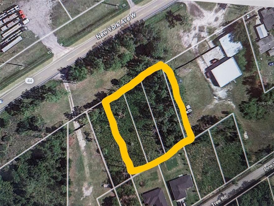 3 PARCELS!!! Each 1/4 Acre lot zoned 01A3 AG. Can be combined. 160' of frontage to State Road 44 in Deland close to St Johns River. Can build residential or change to commercial. Great opportunity. Future growth in area with new home development and commercial development along State Road 44.