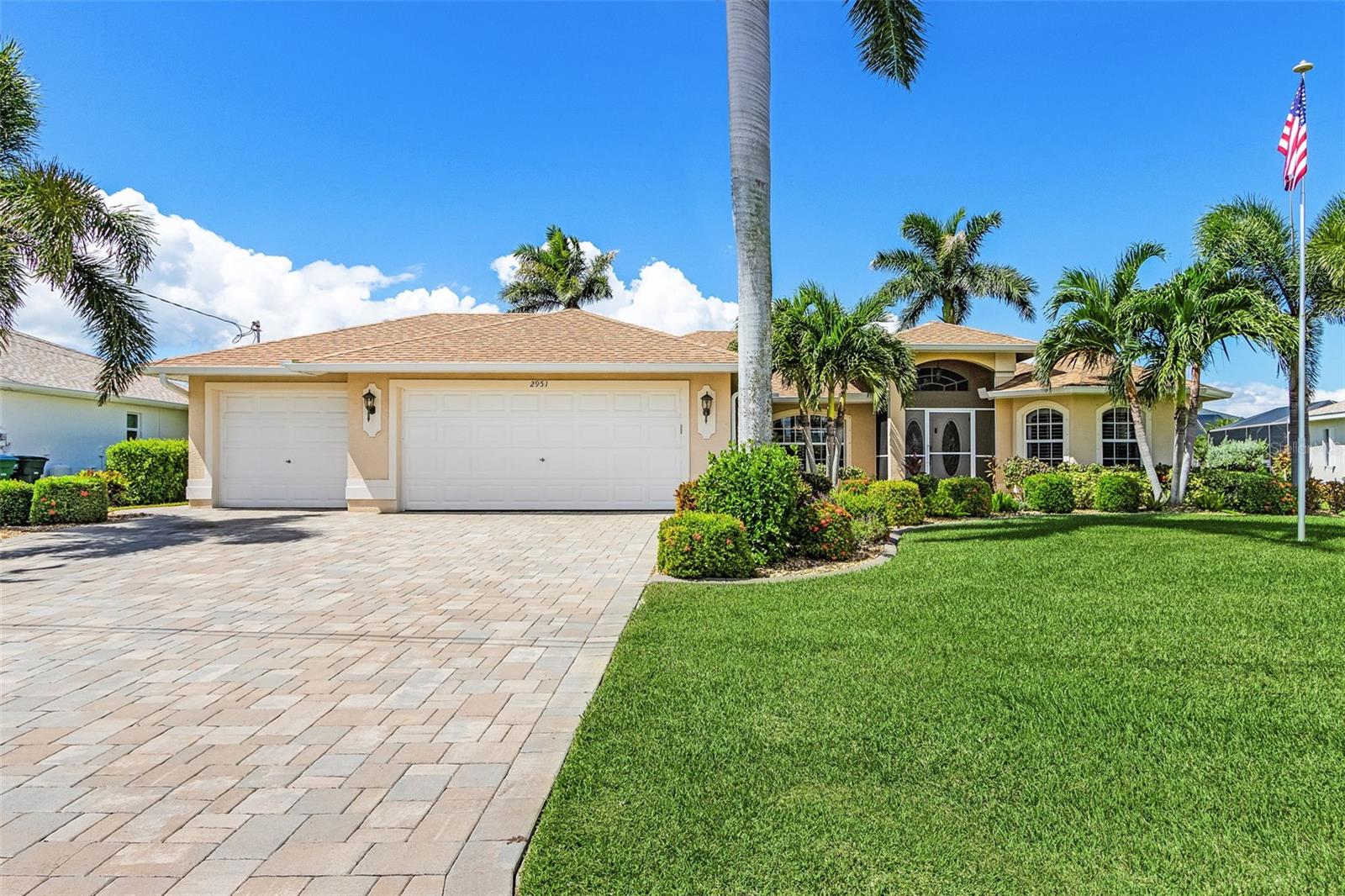 Beautiful well maintained 4 bed 2bath plus a large DEN home in the best location off SURFSIDE.
This Home features a screened in front porch, 2,126sqft under air, AC 2016, new ROOF, ELECTRIC and SOLAR SYSTEM for the POOL/SPA, POOL ENCLOSURE, WATER HEATER 2020, FULLY FENCED IN, electric STORM SUTTERS for the lanai, KITCHEN with a big PANTRY, stainless steel appliances, big dining area with natural light and separate breakfast nook, LAUNDRY ROOM inside, big Master suite, DOUBLE VANITY, SHOWER and soaking TUB, all WINDOWS have PLANTATION SHUTTERS, TILE and Wood floors, big lanai under the truss, PAVERS in front and back, NO FLOODING DURING THE HURRICANES, TRANSFERRABLE FLOOD POLICY, beautiful landscaping and so much more is waiting for the new buyer