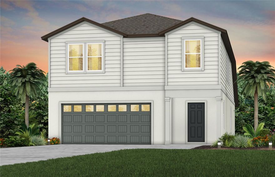Under Construction. Introducing Seaire, the vibrant new community in Parrish, FL! Seaire promises to redefine resort-style living in Florida with its stunning 4-acre Crystal Lagoon, transforming everyday swimming into a beach-like experience in your own backyard. Residents will enjoy a host of amenities, including an event lawn, water obstacle courses, private cabanas, a full-service bar, and more! Seaire offers a true oasis for families seeking a “vacation living” lifestyle right at home.
Featuring the new consumer-inspired Sonora floor plan, this home has the layout you’ve been looking for. The designer kitchen showcases a large center island with a single-bowl sink and upgraded faucet, modern stone gray cabinets, quartz countertops with a 3"x6" white subway tiled backsplash, a walk-in pantry, and Whirlpool stainless steel appliances including a dishwasher, refrigerator, microwave, and range.
The bathrooms have matching cabinets and quartz countertops, and dual sinks in the full baths. Plus, the Owner’s bath features a walk-in shower, linen closet, and private commode. There is luxury vinyl plank flooring in the main living areas, 18”x18” floor tile in the baths and laundry room, and stain-resistant carpet in the bedrooms and loft. 
This home makes great use of space with a 1st-floor Owner’s suite, a versatile loft with 2 storage closets and a linen closet, a convenient laundry room with Whirlpool washer and dryer, a covered lanai, and a 2-car garage. 
Additional features and upgrades include LED downlights in the gathering room, pendant pre-wiring in the kitchen, TV prep in the gathering room, faux wood blinds, tray ceiling at gathering room, polished chrome cabinet hardware, and a Smart Home technology package with a video doorbell. 
Enjoy peace of mind with Pulte’s transferable, 10-year Limited Structural Warranty that covers materials and workmanship in the 1st year, workability of plumbing, electrical, HVAC, and other mechanical systems through the 2nd year, various types of water infiltration and internal leaks through the 5th year, and the structural integrity of the home through the 10th year. Plus, we’re currently offering limited-time incentives and below-market rates!
