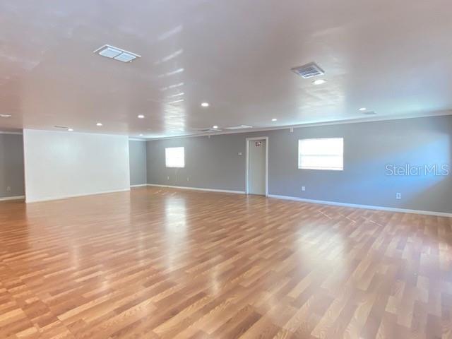 Great Commercial space in Winter Haven! Great location with good size open floor plan . Recently was used for religious purposes. Will go perfect for retail store, spa, hair salon, Barber and much more. Parking on site.
