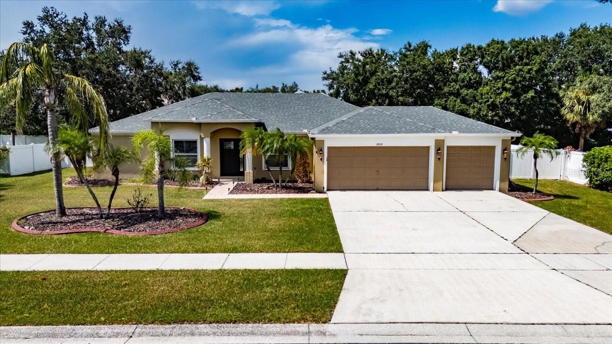 POOL HOME ALERT! Your Florida lifestyle starts here! This spacious 4-bedroom PLUS flex/bonus room, 2-bath, 2,105 sq ft POOL home sits on an oversized lot, nearly 15,000 sq ft, in a charming gated lake community in Apollo Beach. Enjoy NO CDD, LOW HOA, and community boat ramp access for your kayak, canoe, or small boat.
The fully fenced backyard is a true Florida oasis featuring a guava tree, jackfruit tree, sunflowers, storage shed, and ample space for toys, tools, gardening, or entertaining. A screened lanai and private pool set the perfect stage for relaxing or hosting.
The primary suite includes sliding glass doors that open directly to the pool, letting you step straight from your bedroom into your personal outdoor retreat. Inside, the home offers a flexible split floor plan with open living and dining areas, crown molding throughout, a spacious 3-car garage with plenty of storage space for your tools and toys, and a flex/bonus room perfect for a den, home office, or gym. A convenient mudroom/laundry area is located just off the garage.
Roof replaced in 2023 for added peace of mind. Conveniently located just minutes from I-75, schools, shopping, dining, and the Apollo Beach Nature Preserve, approximately 5 miles away!
This home is priced to sell, the owners are motivated, and it truly checks all the boxes: POOL, oversized lot, 3-car garage, gated lake community, LOW HOA, NO CDD, and Flood Zone X. Homes like this, nestled in such a charming setting, simply don’t last, so don’t wait! Call now to schedule your private tour and make this Florida oasis your forever home.