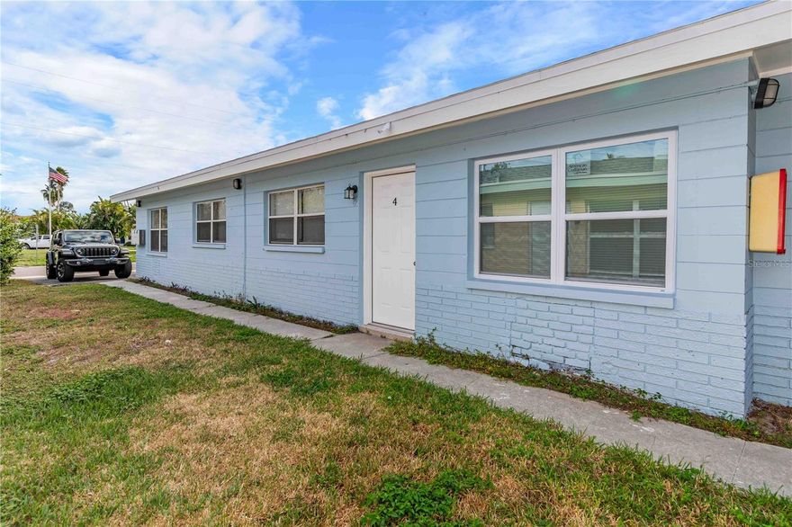 ANNUAL RENTAL -Welcome to this perfect beachside retreat in the heart of Treasure Island! This charming 1-bedroom, 1-bath ground-level apartment offers relaxed coastal living in one of the area’s most desirable and walkable neighborhoods. Step inside to a bright and comfortable living space with everything you need for easy everyday living. The unit is unfurnished, giving you full freedom to make it your own.
Enjoy the convenience of easy-care tile, remodeled bathroom, and updated kitchen, on-site coin laundry, off-street assigned parking, and a shared outdoor common area—perfect for soaking up the Florida sunshine or enjoying a quiet moment outdoors. Situated just steps from local dining, shopping, and stunning beaches, this location offers the ideal blend of convenience and coastal lifestyle. Whether you love morning walks, sunset beach strolls, or quick access to community hotspots, this apartment puts you right where you want to be. Application fee of $65/person over the age of 18 is required. Upon approval, a $100 tenant processing fee, $1,500 security deposit, and first month's rent is due.