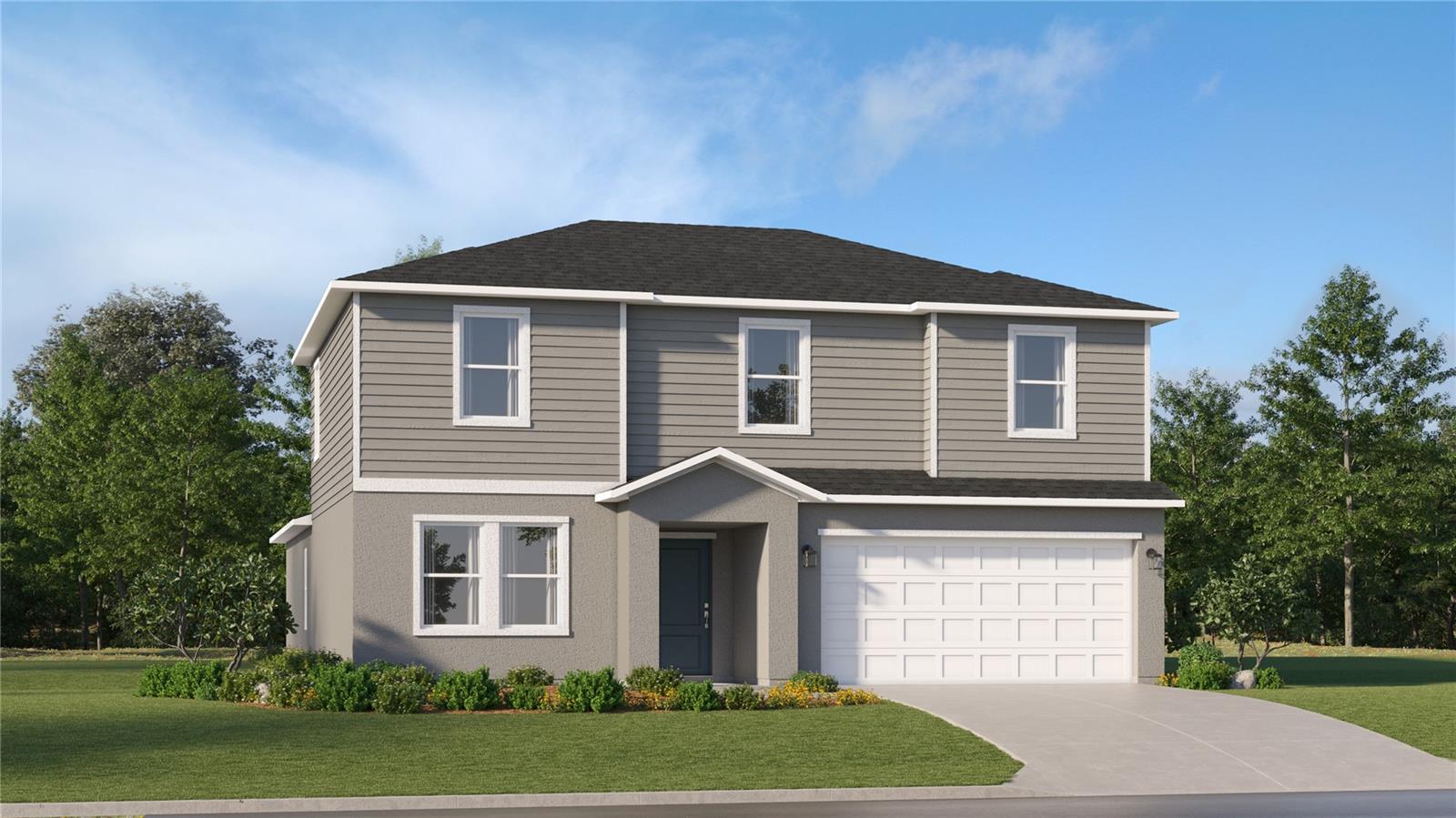 Under Construction. BRAND NEW HOME - This new two-level home boasts a modern and low-maintenance layout. A versatile flex space can be found off the foyer, leading to an open-concept floorplan perfect for entertaining and everyday multi-tasking. The owner’s suite is tucked away into a private back corner. Upstairs, four bedrooms surround a spacious loft. Interior photos disclosed are different from the actual model being built. Bellamy Crossings is a master-planned community offering new single-family homes for sale in Dade City, FL. This community boasts a prime location near major highways offering convenient commutes to work or entertainment in the Tampa Bay area and easy access to Wesley Chapel’s vibrant shopping centers and outdoor recreation.