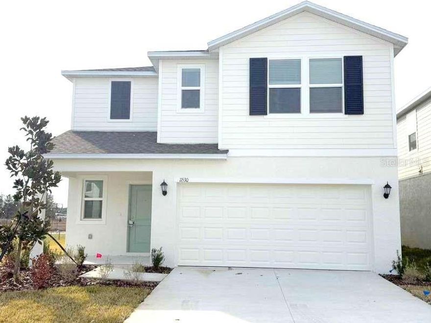 One or more photo(s) has been virtually staged. BRAND NEW HOME!!! This new two-story home boasts a modern layout with an open-concept floorplan consisting of a stylish kitchen, dining room and family room on the first floor. A convenient bedroom is located toward the back of the home, perfect as a guest suite or home office. Five additional bedrooms can be found upstairs, including the luxurious owner’s suite, surrounding a versatile loft space.

Outdoor Living: Step out from the family room onto the patio for morning  relaxation with pond view.

Unbeatable Location
This home is perfectly situated for commuters and shoppers alike:

Commuter Friendly: Seconds away from I-75, making your daily drive a breeze.

Shop & Dine: Minutes from major outlet malls and premier commercial centers.

Convenience: Close to grocery stores, gyms, and essential local services.