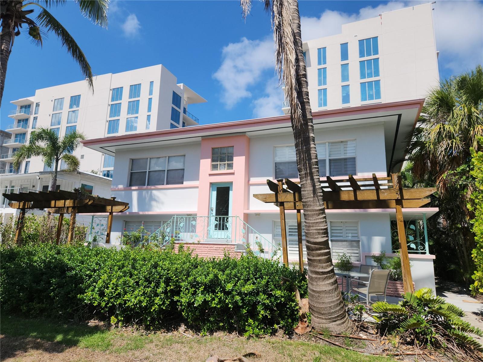 Beautiful Renovated Condo located on highly sought after Golden Gate Point. This is a 4 plex on one of the interior lots of GG. Ground Floor One bedroom, One bath unit. New Kitchen with new stainless appliances, New Bathroom with tiled shower, New Wood flooring throughout. Community Laundry room and open patio for enjoying the Florida weather. Private parking in the rear of the building. Water and Sewer are included in the rent. This is a great opportunity to live downtown lifestyle. Steps away from Marina Jacks. You can walk the Ringling Bridge daily for exercise. Downtown offers world class dining and shopping. Also the cultural events like the Theatres, Symphony and Ballet that Sarasota is know for. Ready for immediate occupancy. Call for your private showing today.