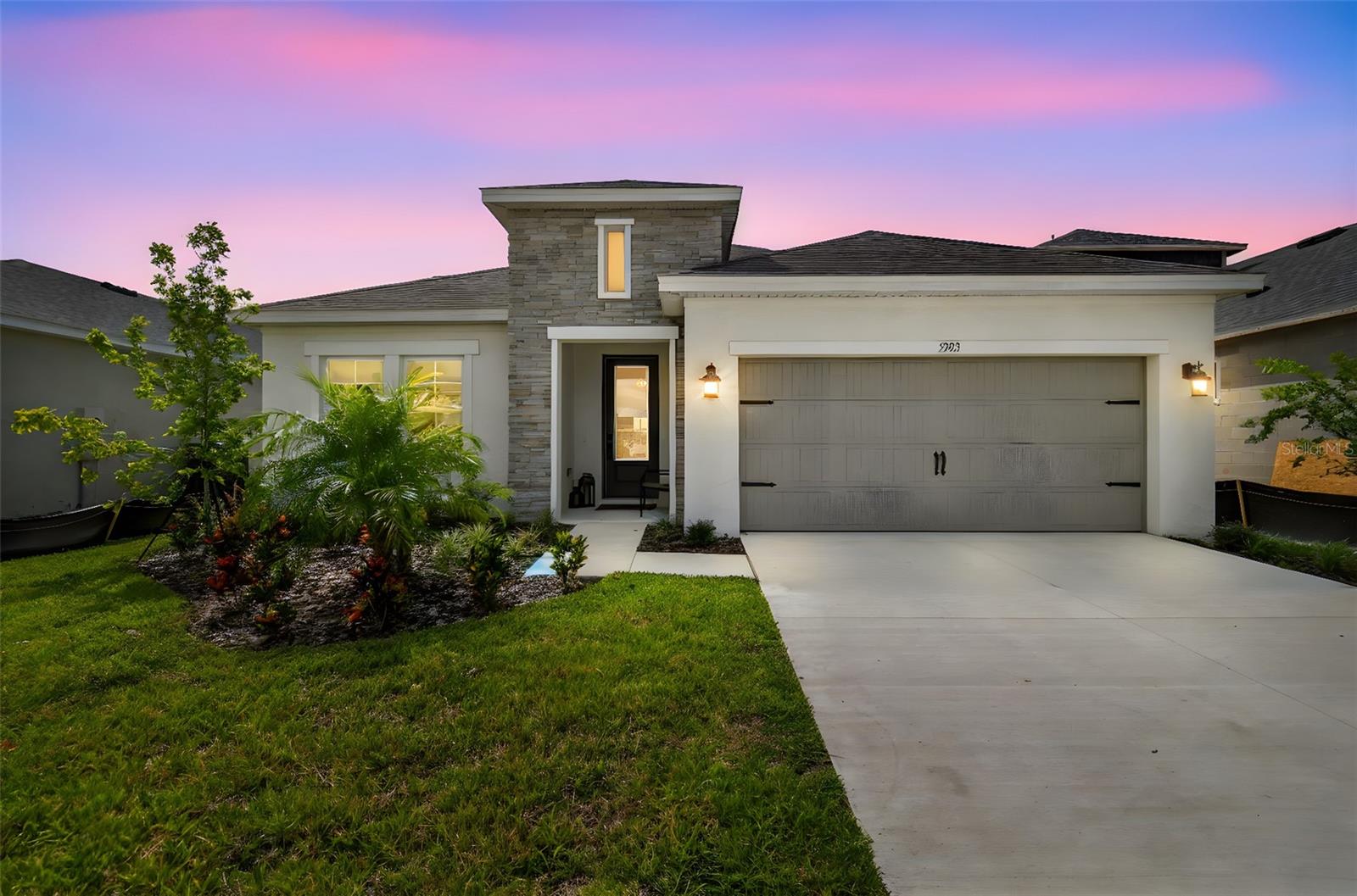 WHY WAIT TO BUILD? Your HGTV dream home is waiting in the highly sought-after master-planned community of Waterset in Apollo Beach! Built in 2025, this new home offers the perfect blend of modern luxury, smart design, and resort-style community living.
Step inside and fall in love with the most popular open-concept floor plan—filled with natural light, elevated designer finishes, and a spacious layout ideal for entertaining or everyday living. A added BONUS, This home is Hurricane Ready with Impact Glass windows and slider.
Interior Highlights:
• 4 spacious bedrooms (1 en-suite bedroom perfect for guests) + dedicated home office + oversized bonus room, 8ft Doors and Upgraded Base Trim
• Gourmet kitchen with quartz countertops, upgraded soft close wood cabinetry with crown molding, Designer Cabinet hardware, Upgraded pot filler, Kitchen Aid Gas Cooktop and Kitchen Aid Wall Oven and Microwave, Designer Wood Hood Vent, designer lighting, and a massive walk-in pantry.
• Luxurious bathrooms featuring designer tile, upgraded frameless glass shower, one tub/shower combo and high-end brushed nickel finishes
• Primary suite with a huge walk-in closet and spa-like frameless shower, Extended Vanity with Quartz Counters
• Upgraded carpet in bedrooms, designer lighting throughout, and a high-end front elevation that makes the home look like a model!
Community Perks – Waterset:
Enjoy access to resort-style amenities:
• Multiple pools (including waterpark-style), Two fitness centers, tennis courts, basketball courts, pickleball courts, sand volleyball courts
• 12 Plus miles of Walking Trails, dog parks, lush landscaping, playgrounds, game room, 10+ Parks
• Founders Clubhouse with Co-Working Space, meeting rooms, Free Form Resort Pool with Lap Lanes (opening soon)
• Minutes to South Shore Sports Complex, Dorothy C York Innovation Academy, Waterset Charter School, Kid R Kids South Shore, South Shore Montessori, Publix, Sprouts, Easy Commute to Downtown Tampa, Tampa International Airport, Easy Access to I75, Hwy 301 and Hwy 41. Are you a Boater? This home is a skip away from great Marina's and public Boat Ramps, Close to Popular dining such as Circles and Fins with tropical outdoor dining. Close to HCC South Shore Campus, Major Home Improvement Stores, Shopping, and all other type of dining and other fitness centers.
