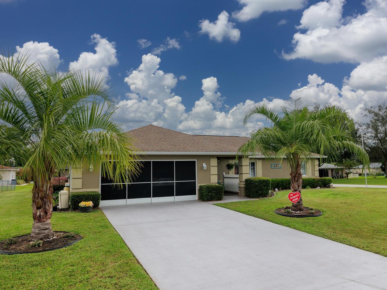 This stunning POOL Home in Cherrywood Estates features a unique floorplan.
This beauty is a Cardinal II model and includes 3 bedrooms, 2 bathrooms, and a 2-car garage.
With approx. 1488 sq ft of living space and garage with 489 SQFT, this home will not disappoint.
15 x 30 fully enclosed chlorine Pool with Solar Pool Heater (2015).
To further provide peace of mind, this home comes with a connected 6200 Watt Briggs & Stratton generator.
The Split floorplan also consists of High Ceilings, Luxury Vinyl Planks. A sizable walk-in closet. As you tour this home you will see the pride of ownership beaming in every corner.
This is truly the perfect blend of comfort and serenity designed with a modern airy atmosphere inside and out!! As you Step out of the dining area and into the Screened Lania you will enter into Paradise… the Pool / Birdcage area perfect for Entertaining Family and Friends or just to relax after a long day.
Roof replaced 2020 Architectural shingles, HVAC 2019, HWH 2018, Water Softener system, Custom Lanai shades. When you purchase this pool home, you will be close to the Cherrywood Clubhouse so you can enjoy all the fun activities, Bingo, shuffleboard Billard’s, Cards, BBQs, and so much more. And added feature for this home/community is that it is Conveniently located to everything you will need, New Cherrywood Publix, Shopping, Medical Centers, Restaurants, and so much more. Don’t miss this one!!