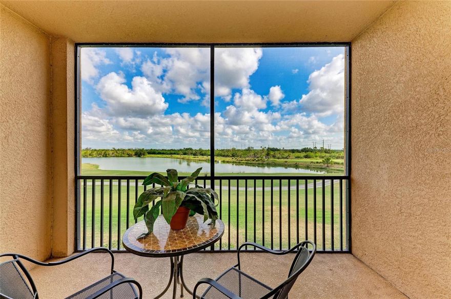 Brace yourself !!!! Florida winter is coming!!!!!CAN'T BEAT THIS SEASONAL RATE IN THE  POPULAR GOLF COMMUNITY OF RIVER STRAND!! BEAUTIFUL UNIT WITH A MILLION DOLLAR VIEW!!!! MONTHLY SEASONAL SPECIAL Jan -April. 2026 $2,999 per month!!!! May-Dec 2026 $1,999 . CAN BE RENTED AS AN ANNUAL OR SEASONAL TURNKEY FURNISHED. Experience the pinnacle of Florida living at River Strand with this exceptional rental opportunity. This pristine 2-bedroom, 2-bathroom 2nd floor condo offers stunning views of the water and golf course from its lanai. Don’t miss this opportunity to enjoy the finest in Florida living. Contact us today to secure your rental and experience everything River Strand has to offer. Fully furnished it provides the perfect setting for relaxation or entertainment, whether you're unwinding with a movie or tackling work projects at this spacious condo. The condo’s modern decor and thoughtful upgrades ensure both comfort and functionality. River Strand is a 24-hour gated community known for its welcoming atmosphere, this residence offers a true resort-style living experience. Included in the rental is access to the community’s golf course and full amenities, subject to a one-time transfer fee $573.00 plus tax. The rent covers internet, cable, and electricity (up to $100 per month regarding electric), with the tenant responsible for any overage. A monthly dining fee of 100 for food and beverages at the community’s restaurants is waived at this time due to renovations. When they reopen, Tenant to show receipts with membership number of food purchased at the River Strand Restaurant at departure. If food minimum is not met, it will be deducted from security deposit. 13% taxes and fees required and a one-time cleaning fee $175.00. River Strand’s amenities include a main clubhouse pool, a tiki bar, a restaurant, and a secondary large pool at one of the two fitness centers. Additionally, residents can enjoy premium pickleball and tennis courts, golf is pay as you play, providing endless options for recreation. Convenience is assured with a dedicated carport and ample guest parking. Situated near SR 64 and SR 70, this property offers easy access to shopping, dining, and Florida’s renowned beaches. NON SMOKING UNIT AND NO PETS. Don’t miss this opportunity to enjoy the finest in Florida living. Contact us today to secure your rental and experience everything River Strand has to offer.
