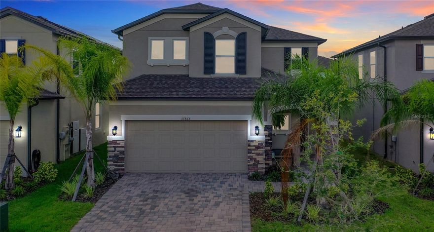 SELLER OFFERING A $5000 INCENTIVE TO BUYER! What an incredible opportunity for this BRAND NEW CONSTRUCTION! This amazing home is just a year old in the new subdivision of Cobblestone. 4 bedrooms with an ADDITIONAL flex room that could easily be used as an OFFICE or even a 5TH BEDROOM! Living space is on the first floor, including the master en suite. The additional 3 bedrooms are on the second floor. OPEN FLOOR plan to enjoy your massive living space. Kitchen has wood cabinets, granite countertops and refrigerator has a water filtration system. Neutral colors and tile throughout, carpet in bedrooms. Upgraded iron staircase! Master bedroom is large in size with a generous size Master bathroom and shower stall. 2nd bathroom has double sinks and extra roomy! Everything shows new and the owners have kept it extra tidy and clean! NO FLOOD ZONE AND LOW HOA DUES.