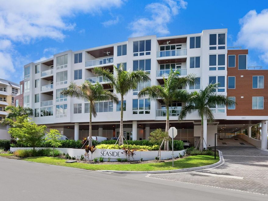 Experience Luxury Living on South Siesta Key! Welcome to your dream condo, perfectly situated on the pristine shores of Siesta Key. This stunning Gulf-front property offers unparalleled beach access, making it the ultimate coastal retreat. Impeccably designed in a contemporary beachfront style, this 2-bedroom, 2.5-bathroom residence presents an expansive floor plan highlighted by a gourmet kitchen featuring top-tier appliances, a wine fridge, and refined accents. The kitchen seamlessly transitions into a spacious dining and living area that opens onto a private terrace. The master suite is complete with a sizable walk-in closet and a master bath featuring dual sinks, a private toilet, and a walk-in shower. The additional bedroom with built in bunk beds and an ensuite bath offers ample space. Ideal for families seeking a blend of luxury and practicality, this property serves as a tranquil retreat in an exceptional location. Whether you're seeking a permanent residence, a vacation getaway, or a profitable rental property, this condo delivers on all fronts. The building boasts an array of amenities designed to elevate everyday living, including onsite management for added convenience. Residents can enjoy a beachfront swimming pool, spa, and private cabanas, as well as beachside lounge chairs and umbrellas with attentive service. Complimentary kayaks and paddle boards are available for exploring the water, with additional water activities arranged by the concierge. A fitness center ensures residents stay active, while a Gulf-front BBQ grilling area provides the perfect setting for outdoor gatherings. At Ten35 Seaside, embrace a lifestyle of comfort, luxury, and seaside serenity with all amenities conveniently at your disposal.