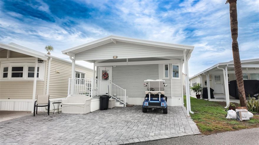 Beautiful 1BR/1BA home in the highly sought-after Outdoor Resorts at Orlando! This well-maintained property features a new roof and A/C unit, ensuring peace of mind for years to come. Inside, enjoy a bright and welcoming layout with a bonus makeup/dressing room and extra closet space—perfect for added comfort and functionality. The exterior offers a paver driveway and great curb appeal. Located in a 55+ golf cart-friendly, gated community, residents enjoy resort-style amenities including a golf course, pickleball and tennis courts, 2 pools, mini golf, a community center, and more! Don’t miss this opportunity to own in one of Central Florida’s premier active adult communities—just minutes from Disney and local attractions.