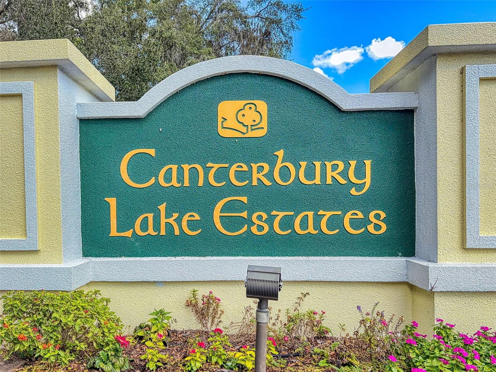 CANTERBURY LAKE ESTATES SECOND ADD - Residential