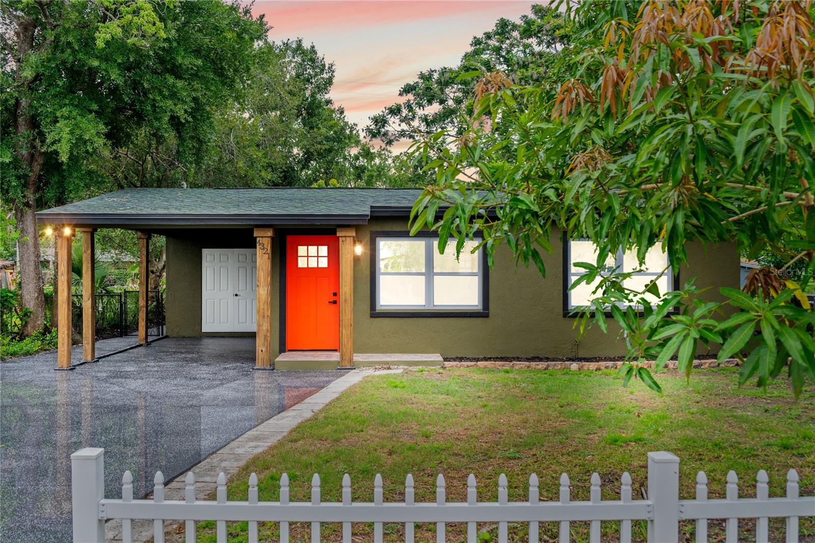 Some homes get updates. This one got a full transformation. Fresh paint inside and out, new landscaping that sharpens the curb appeal, and every detail refreshed to feel brand new. Inside, new LVP flooring ties the spaces together with a clean, modern flow. Natural light fills the rooms through new windows, while new doors, fans, and fixtures give every space a crisp finish. The layout works exactly how you want it to: a welcoming living room up front, two comfortable bedrooms sit off to the side with an updated bathroom, a brand-new kitchen at the center, and a large family room in the back that opens to the screened-in porch, the perfect spot to relax or host friends. Beyond the porch, a paved path leads to a spacious shed with room for everything that doesn’t fit inside. And it’s not just cosmetic. Big-ticket items are already handled with a new roof (2023), newer HVAC (2022), and new water heater. You won’t just be moving into a new space, you’ll be moving in with peace of mind. Set just minutes from downtown Orlando, major highways, and everyday conveniences, the location keeps you connected without losing its neighborhood feel. It’s the kind of move-in ready home that makes saying yes easy.