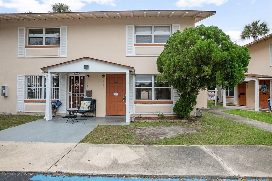 Welcome to a townhouse that checks all the boxes- style, convenience, and coastal charm. This updated two-story end unit is just a short walk to the Intracoastal, making sunset strolls and weekend water adventures part of your everyday routine. The interior has been completely updated throughout and provides a cozy and homey feel. Being an end unit means added privacy, a little more breathing room- always a bonus. The location is hard to beat- close to medical facilities, schools, grocery stores, restaurants, shopping, and of course, Daytona Beach. Whether you're running errands or heading out for a day in the sun, everything is right within reach. And with low HOA fees, you can enjoy the perks of community living without the high cost. A updated, well-located home in the heart of the coast, easy to love and easy to live in. Come make #114 your home for the holidays! * All info to be verified by buyer *