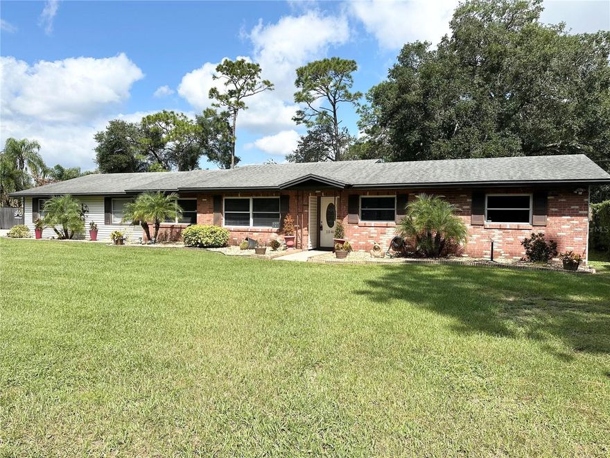 If space is what you are looking for, look no further! This spacious ranch style home is located on a large lot with plenty of room for all of your toys. Inside, this home has three bedrooms and two bathrooms. The main living room leads to a large dining area, updated bright and airy kitchen and a large family room with a brick fireplace overlooking the expansive back yard. The interior laundry room leads to a two-car garage, a secluded home office and an additional flex room that would be perfect for a home gym or interior storage space. Outside, there is room for cars, boats, rv's, or whatever you need. The asphalt parking pad/sport court behind the double-gate privacy fence has a metal carport canopy for vehicles or a covered entertainment space. This home has a country feel right in the city, with no HOA. Come see it today!